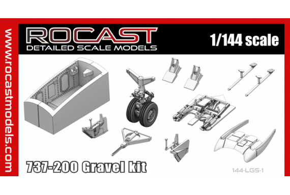 1/144 737-200 Gravel kit
