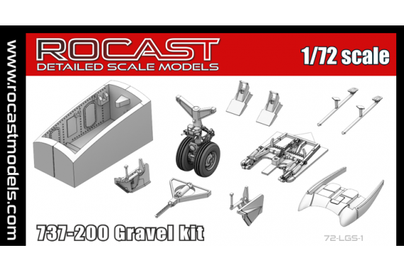 1/72 737-200 Gravel kit
