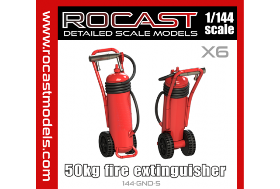 1/144 50kg Fire extinguishers (set of 6)