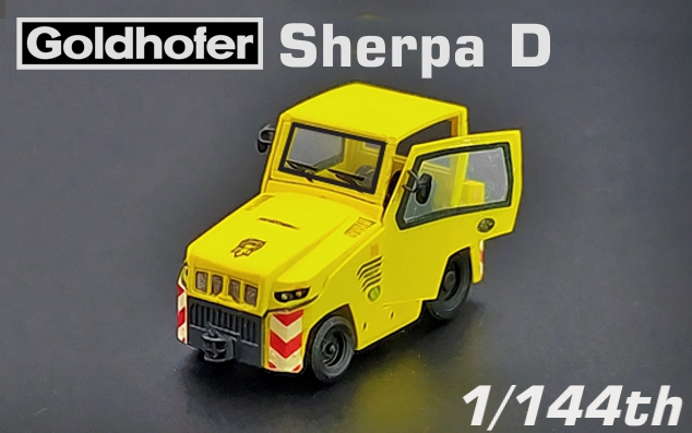 1/144 Tow tractor Goldhofer Sherpa D