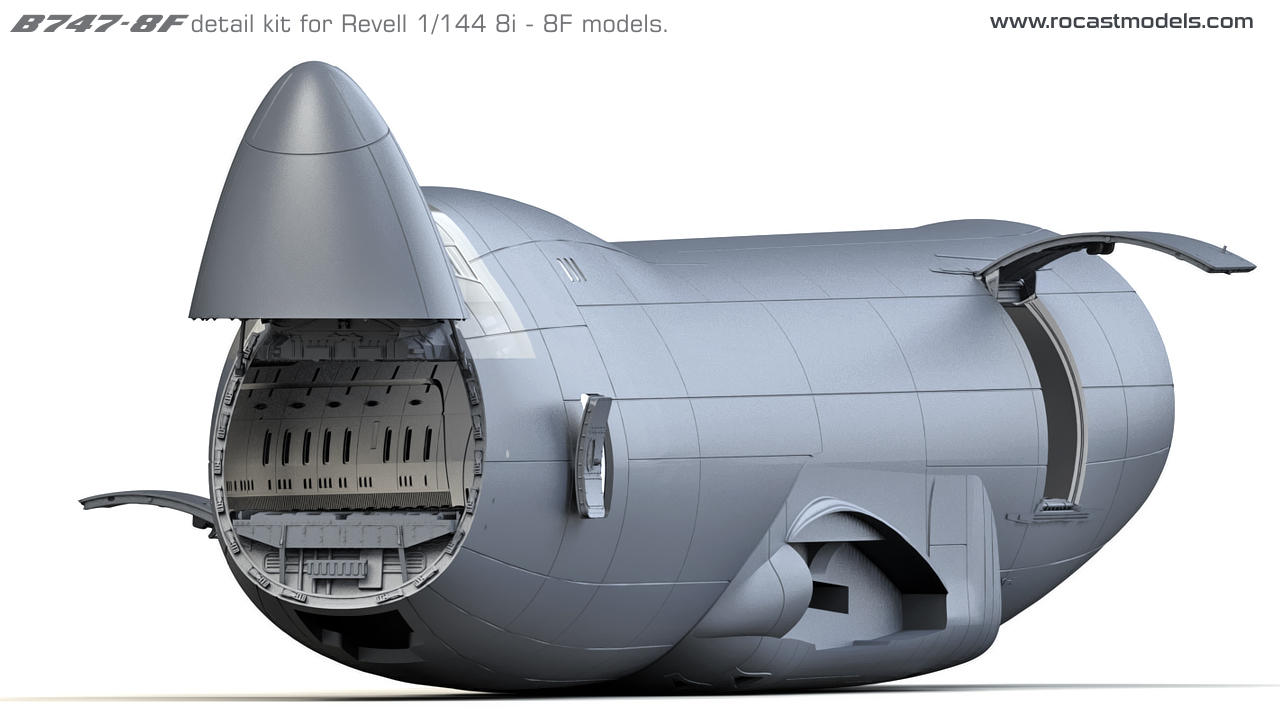 B747-8F 3D design done