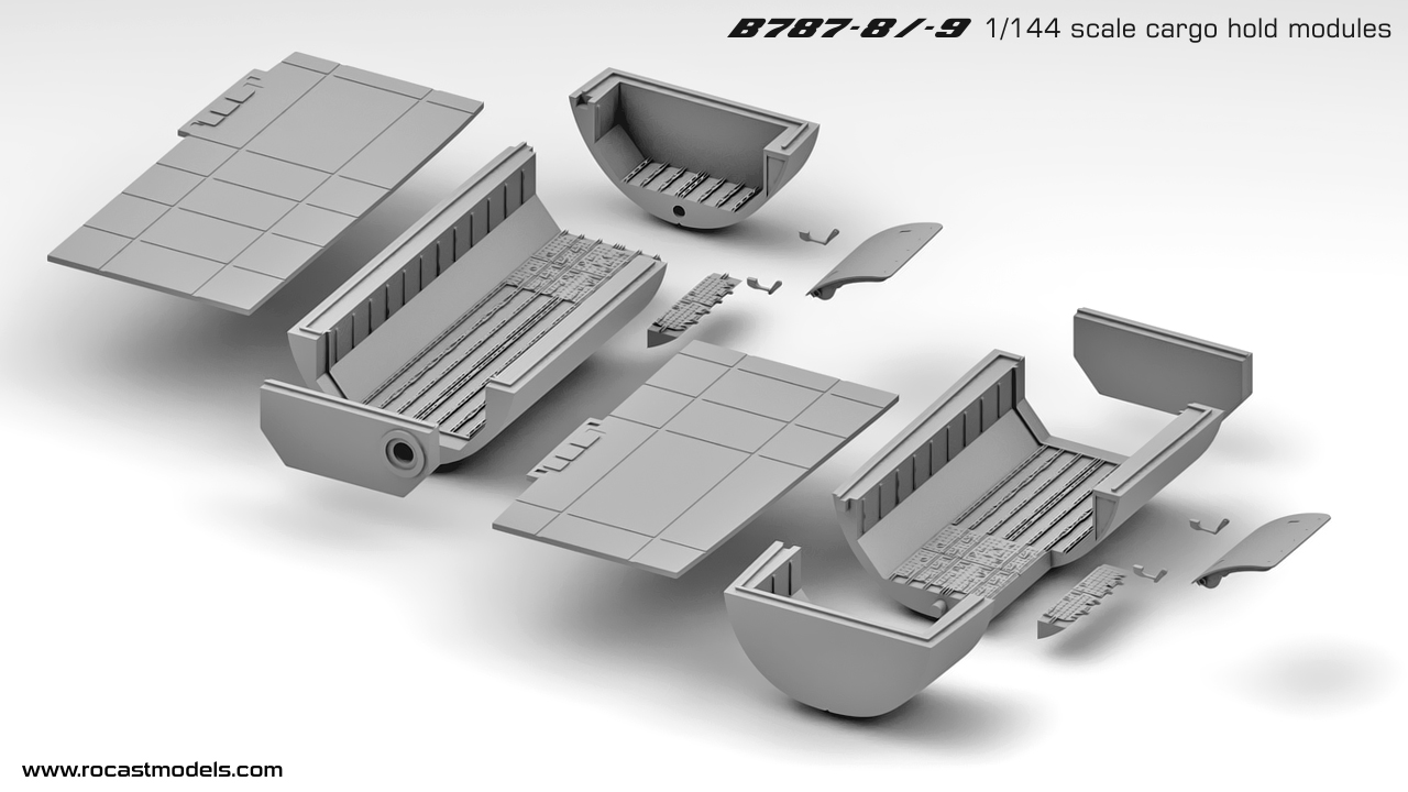 B787-8/9 Cargo holds design completed